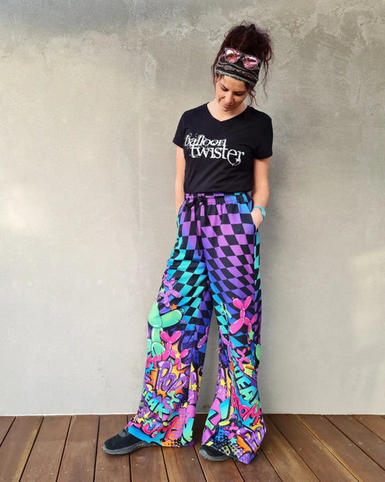 Leaky Squeaky Boom - Athletic Flared Pants
