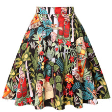 Load image into Gallery viewer, Frida Kahlo Jungle - Juliette Swing Skirt