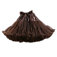 Load image into Gallery viewer, Chocolate Brown Petticoat for face painting and entertainers