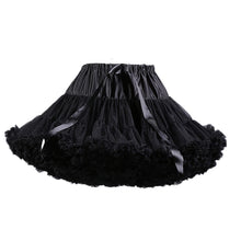Load image into Gallery viewer, Black short petticoat for face painters, fairies and balloon twisters