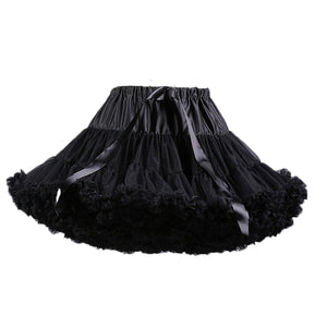 Black short petticoat for face painters, fairies and balloon twisters