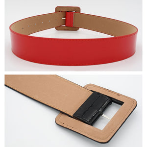 Black Patent Leather Belt