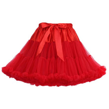 Load image into Gallery viewer, Red Petticoat short, soft and puffy