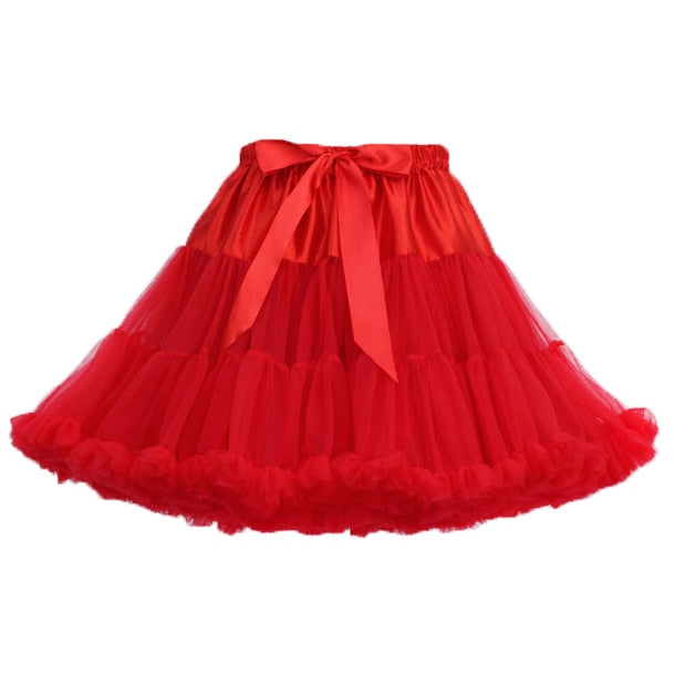Red Petticoat short, soft and puffy