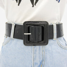 Load image into Gallery viewer, Black Patent Leather Belt