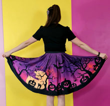 Load image into Gallery viewer, Spookytime - Catie Circle Skirt (XS-3XL)