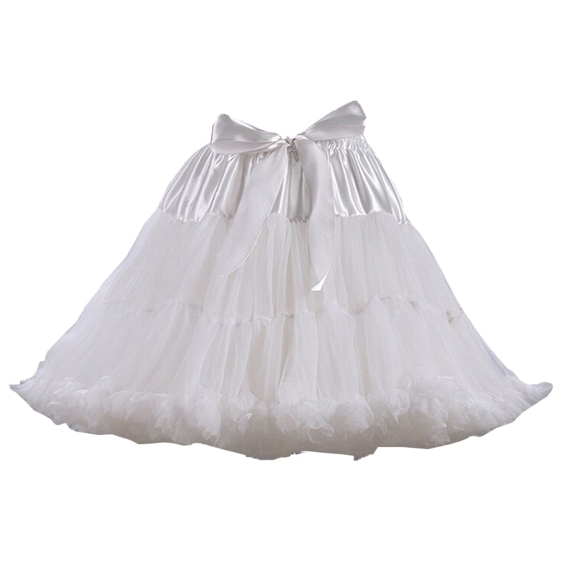 Ivory Mini Petticoat for face painters and party entertainers