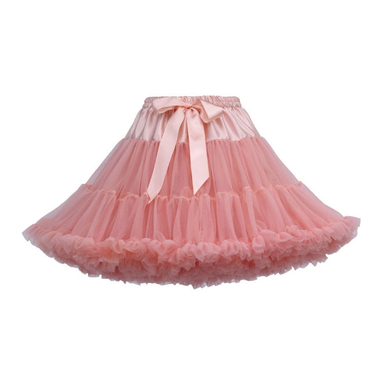 Petticoat Dusty Pink short mini petticoat for face painting and entertaining