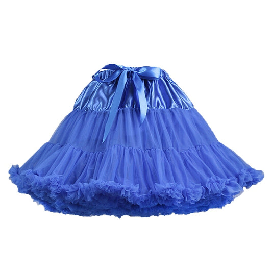 Blue Petticoat for face painters and balloon twisters