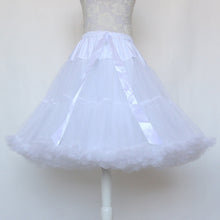 Load image into Gallery viewer, White Rockabilly Petticoat for Artists and Dancers
