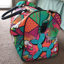 Load image into Gallery viewer, Technicolor Dog -Tam Travel Bag