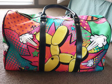 Load image into Gallery viewer, Technicolor Dog -Tam Travel Bag