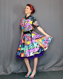 Leaky Squeaky BOOM! Catie Circle Skirt (XS-3XL)