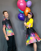 Load image into Gallery viewer, Paint Splatter Circle Skirt