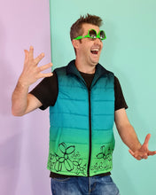 Load image into Gallery viewer, Tropical Teal - Men&#39;s Padded Cozy Vest