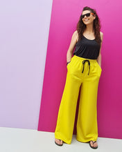 Load image into Gallery viewer, Yellow Flared Pants Balloon Dog Apparel