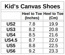 Load image into Gallery viewer, Colour Me Happy - Kids Sully Canvas Shoes