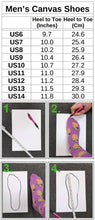 Load image into Gallery viewer, Comic Mermaid Fart - Men&#39;s Sully Canvas Shoe (SIZE 13-14)