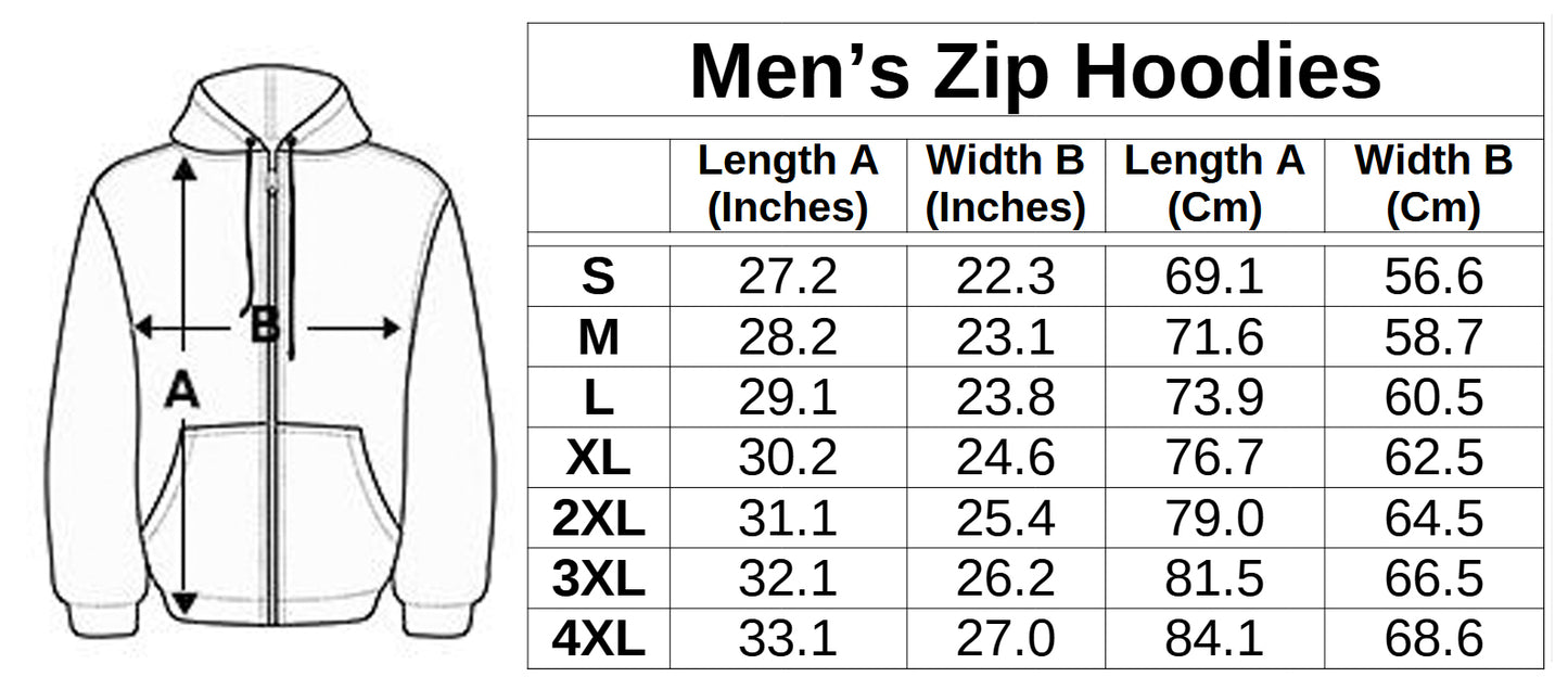Leaky Squeaky BOOM! on Teal - Classic Men's Zip Hoodie (S-2XL)