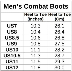 Flaming Moe's - Men's Ollie Combat Boots (SIZE 7-12)