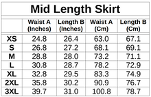 Load image into Gallery viewer, Patchwork Pup - Mid Length Pleated Skirt