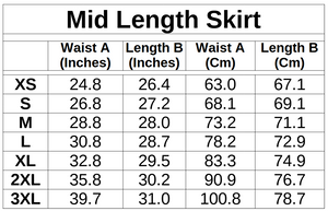 Patchwork Pup - Mid Length Pleated Skirt