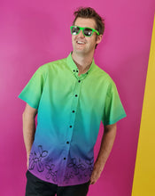 Load image into Gallery viewer, Shirt with Balloon Dogs Green and Purple