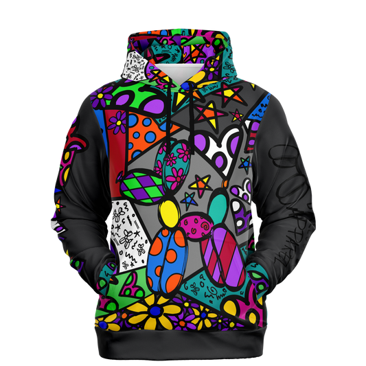 Patchwork Pup Balloon Dog Hoodie