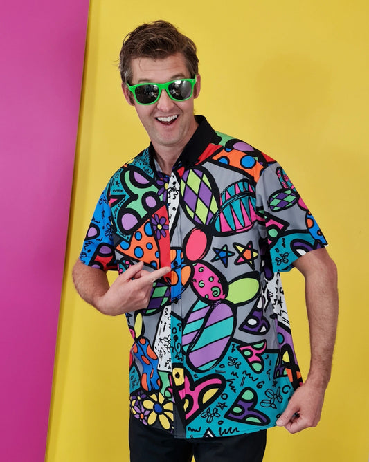 Balloon artists button up shirt