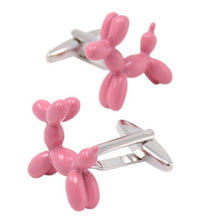 Load image into Gallery viewer, Balloon Twister Fashion Pink Cufflinks