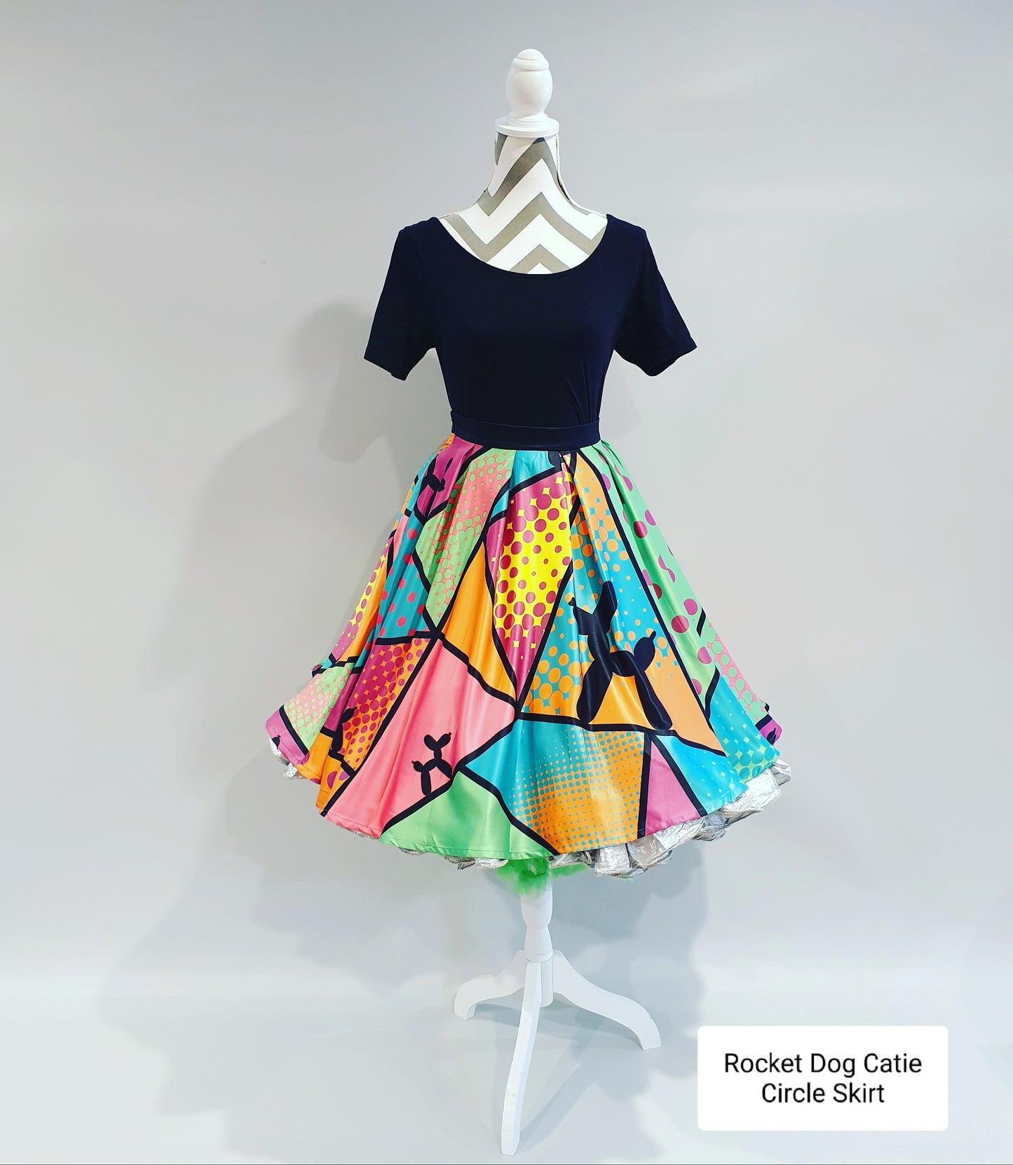 Ice Ice Baby - Catie Circle Skirt (XS-3XL)