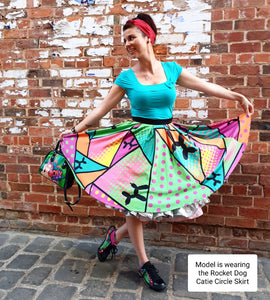Ms Bonnie and her Dog - Catie Circle Skirt (XS-3XL)