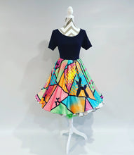 Load image into Gallery viewer, Circle Skirt with Balloon Dogs