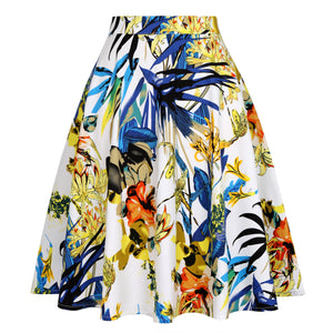 Fun Tropical Colours - Juliette Swing Skirt