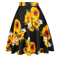 Load image into Gallery viewer, Sunflowers - Juliette Swing Skirt