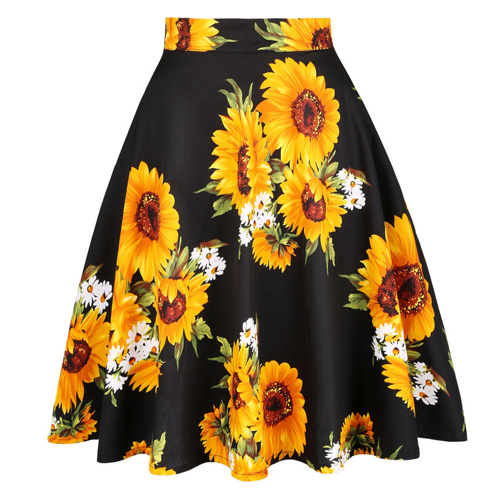 Sunflowers - Juliette Swing Skirt