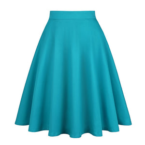 Teal - Juliette Swing Skirt