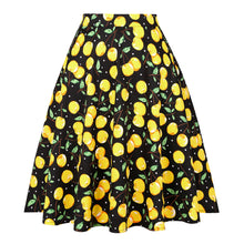 Load image into Gallery viewer, Yellow Cherries - Juliette Swing Skirt