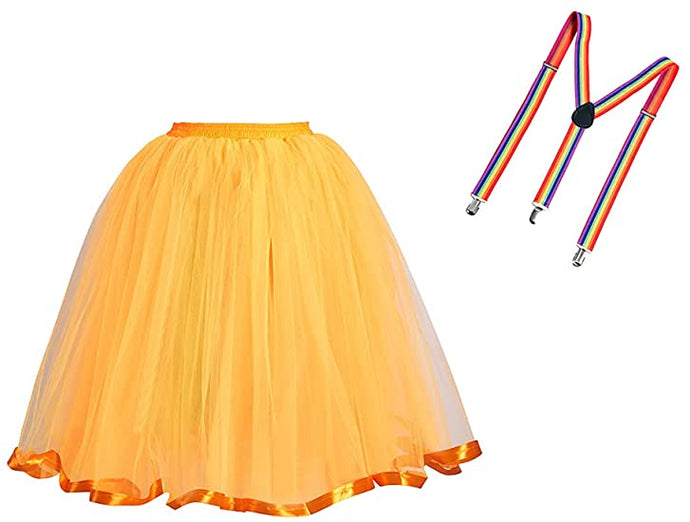 Yellow Tulle Petticoat for Balloon Twisters, Clowns and Face Painters