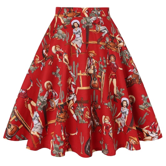 Vintage Cowgirl - Juliette Swing Skirt