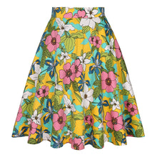 Load image into Gallery viewer, Fun Retro Florals - Juliette Swing Skirt