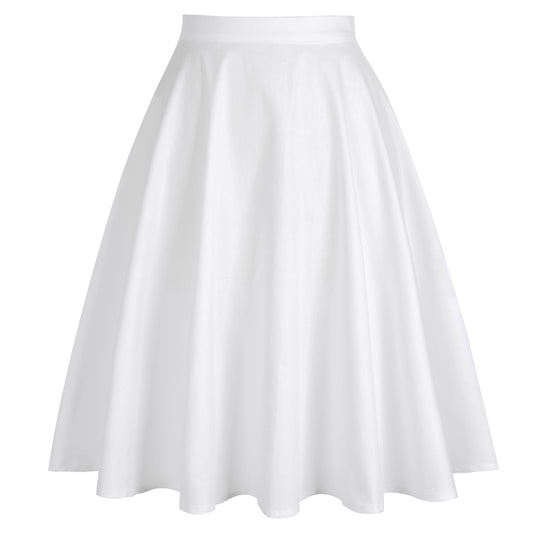White - Juliette Swing Skirt