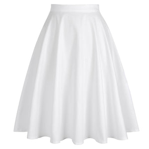 White - Juliette Swing Skirt