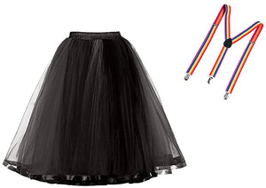 Clowning Around - Black Tulle Petticoat