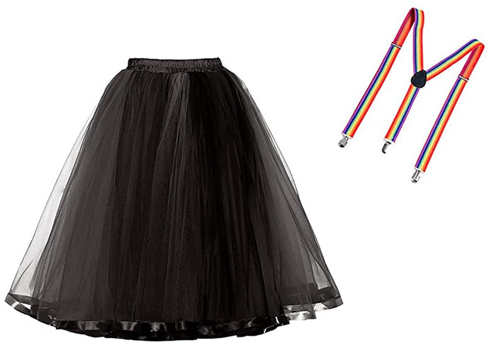 Clowning Around - Black Tulle Petticoat