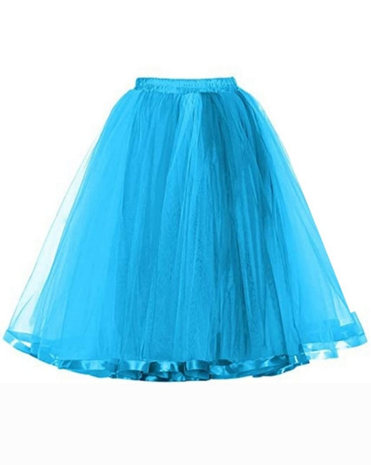 Clowning Around - Sky Blue Tulle Petticoat