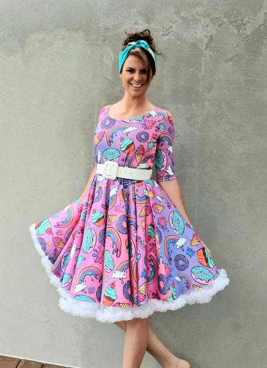 Sugar Rush Rainbow - Daisy Dress (XS - 2XL)