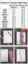 Load image into Gallery viewer, Balloon Twisting High Tops Sizing Guide