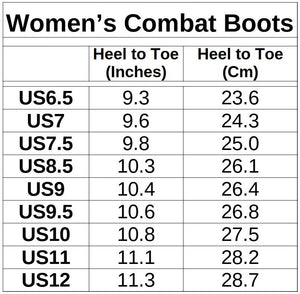 Leopard Print Dogs - Women's Ollie Combat Boots (SIZE US6.5-12)
