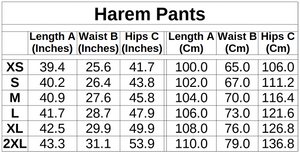 Splat FX on Black - Women's Harem Pants